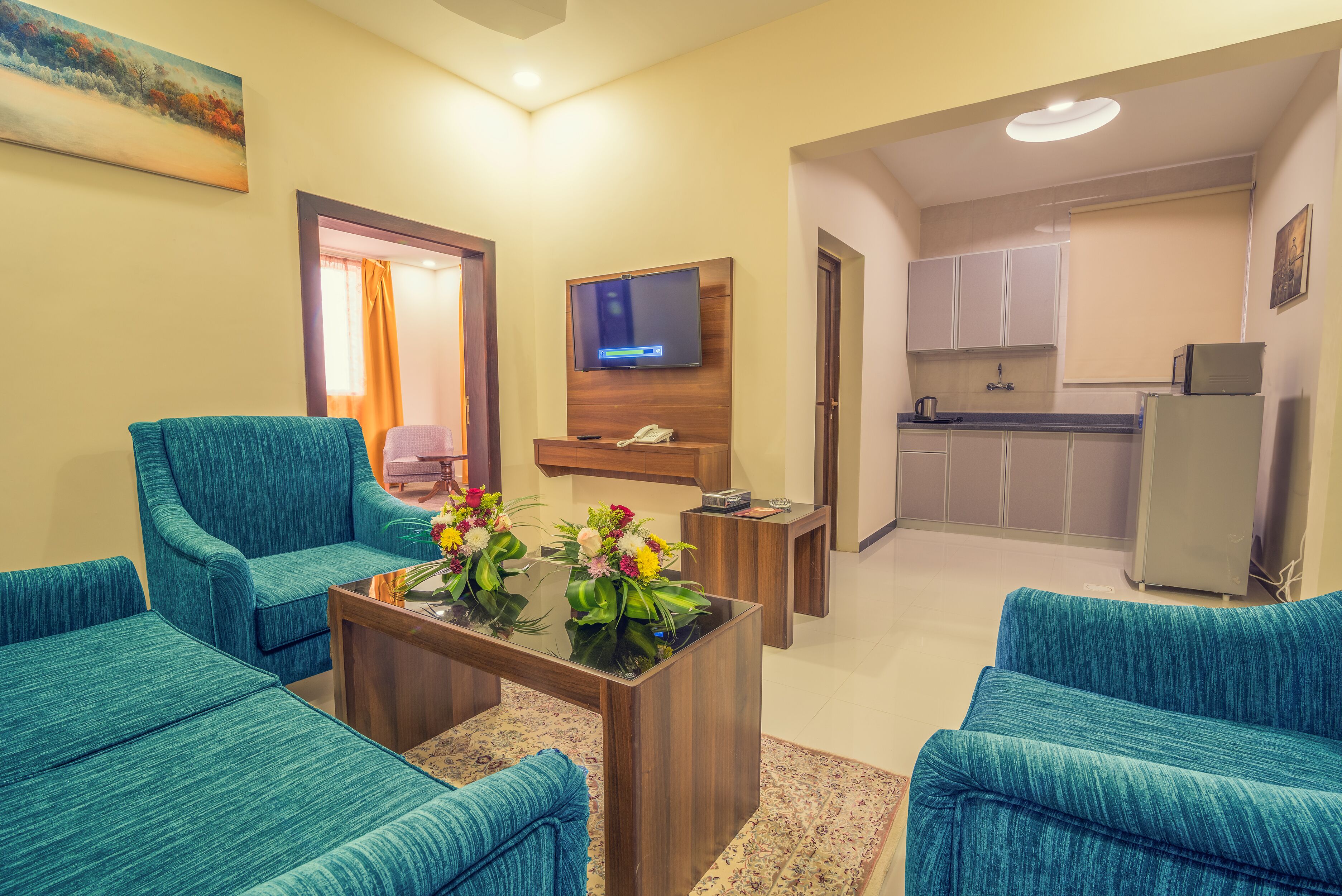 スタンダード アパートメント | リビング エリア | 40 cmの薄型テレビ (衛星放送視聴可)