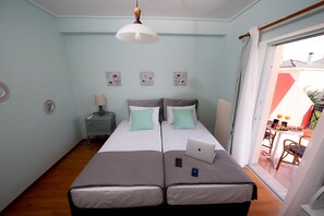2 soverom, strykejern/-brett, reiseseng for barn og wi-fi (inkludert)