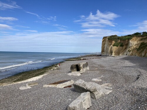 Les Mouettes, sea view, 100 metres from the beach