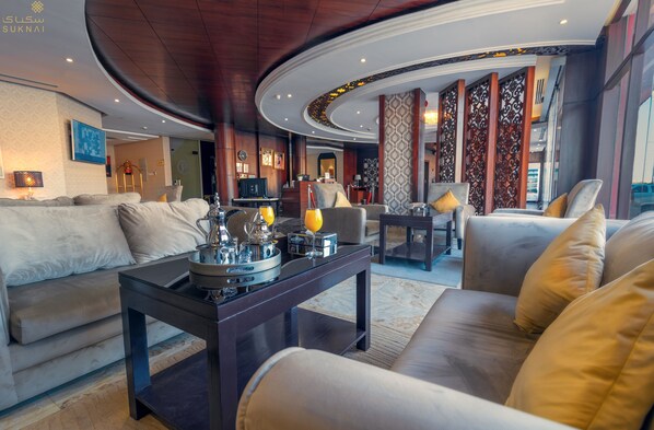 Sala de estar en el lobby