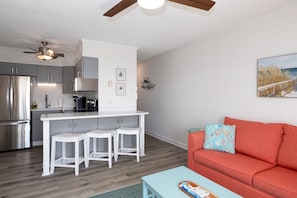 Smart TV, DVD player - Oceanfront: Beach, Sand and Views at Coral Reef! (North Topsail Beach)