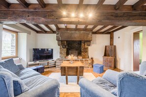 Smart TV, fireplace, table tennis, books - Belle Chaumière au Cœur de la Baie du Mont Saint Michel, (Brouains)