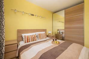 1 bedroom, bed sheets - Modern Apartment Spacerowa by Renters (Dziwnów)