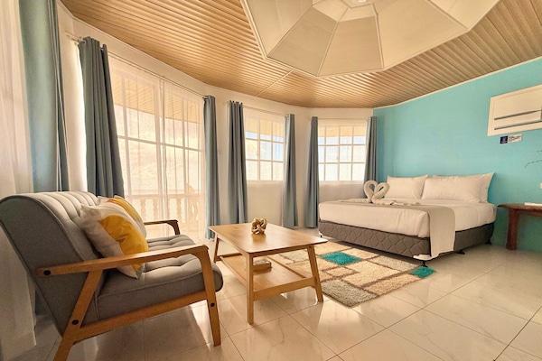 In-room safe, blackout curtains, bed sheets