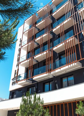 Fassade der Unterkunft