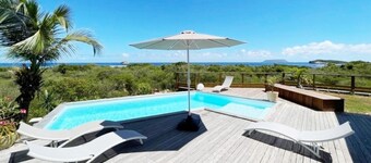 Villa à Saint François G114 - 3 ch piscine vue mer