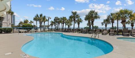 Indoor pool, outdoor pool