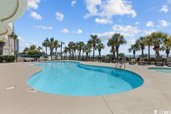 Indoor pool, outdoor pool