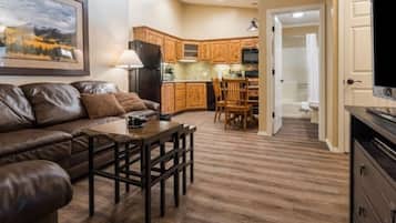 Télévision, cheminée, lecteur de DVD