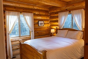 2 bedrooms, iron/ironing board, travel crib, free WiFi - July Special! Cabin with hot tub! Near FairPlay & Breck! (Alma)