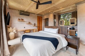 5 soverom, safe på rommet, strykejern/-brett og wi-fi (inkludert)