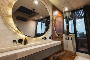 Bathroom - King Duplex Suite Private Pool WashDry Kitch (Tulum City Centre)