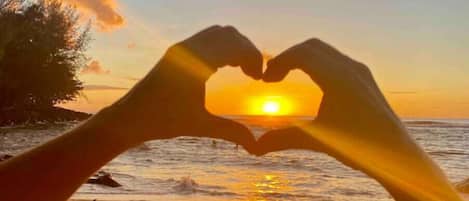 Chaises longues, serviettes de plage