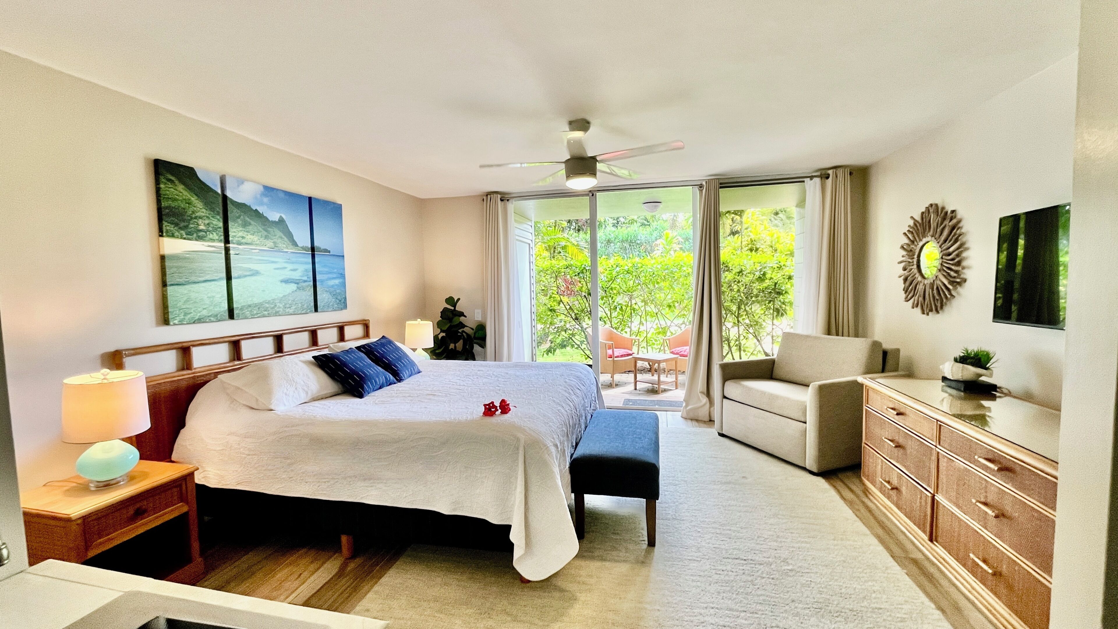 1 chambre, bureau, fer et planche à repasser, Wi-Fi gratuit