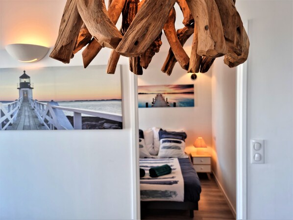 2 bedrooms, desk, iron/ironing board, travel cot - L'atrium de la Sole (La Rochelle)