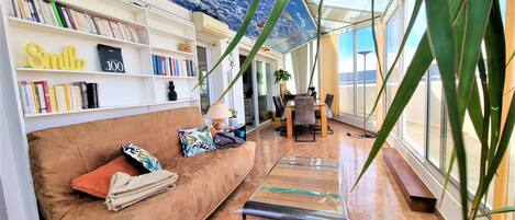 TV connectée, lecteur de DVD, livres