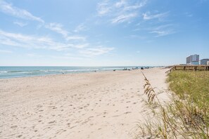 On the beach