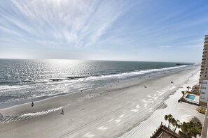 Aan het strand