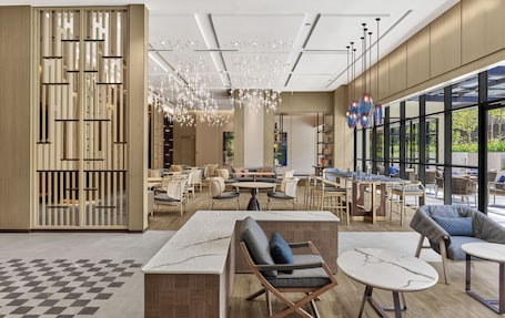 Sala de estar en el lobby