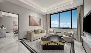 Suite, 1 King Bed | Living area | 55-inch Smart TV with satellite channels - Hyatt Place Johor Bahru Paradigm Mall (Johor Bahru)