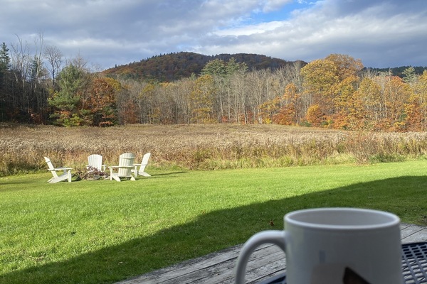The best view from the deck!
