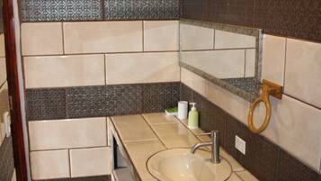 Towels, soap, toilet paper