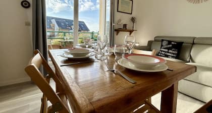 Appartement de Rêve Avec Vue sur la Baie de Somme - Idéal Pour 4 Personnes