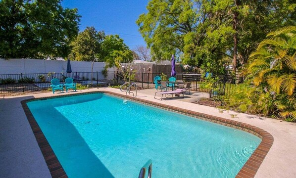 Una piscina climatizada