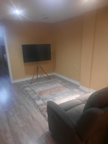1 Bedroom Basement Suite with shared entrance. 