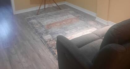 1 Bedroom Basement Suite with shared entrance.