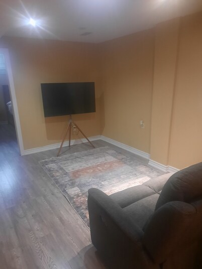 1 Bedroom Basement Suite with shared entrance. 