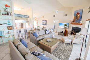 Smart-tv och böcker