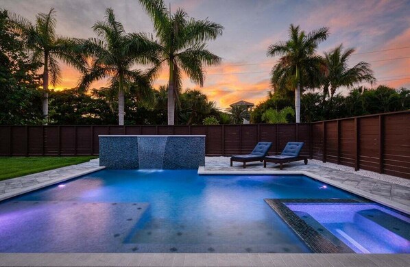 Una piscina climatizada