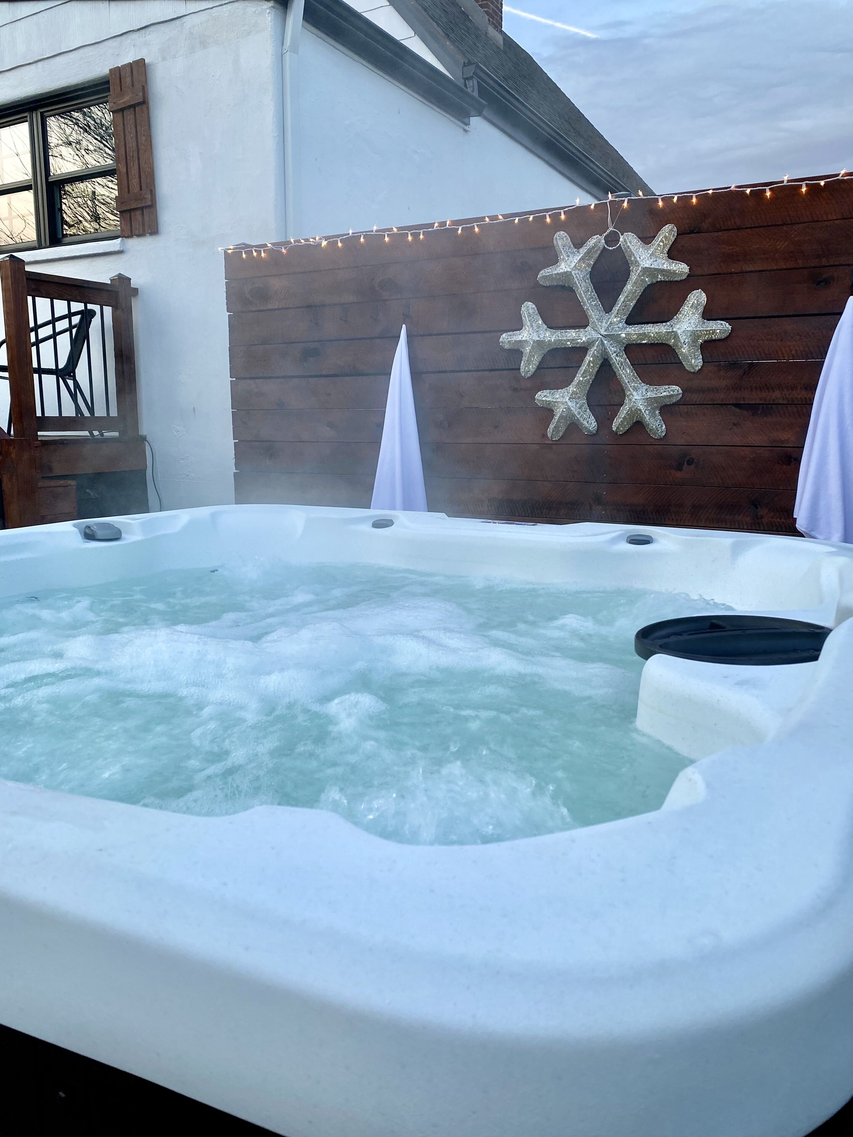 Bain à remous extérieur
