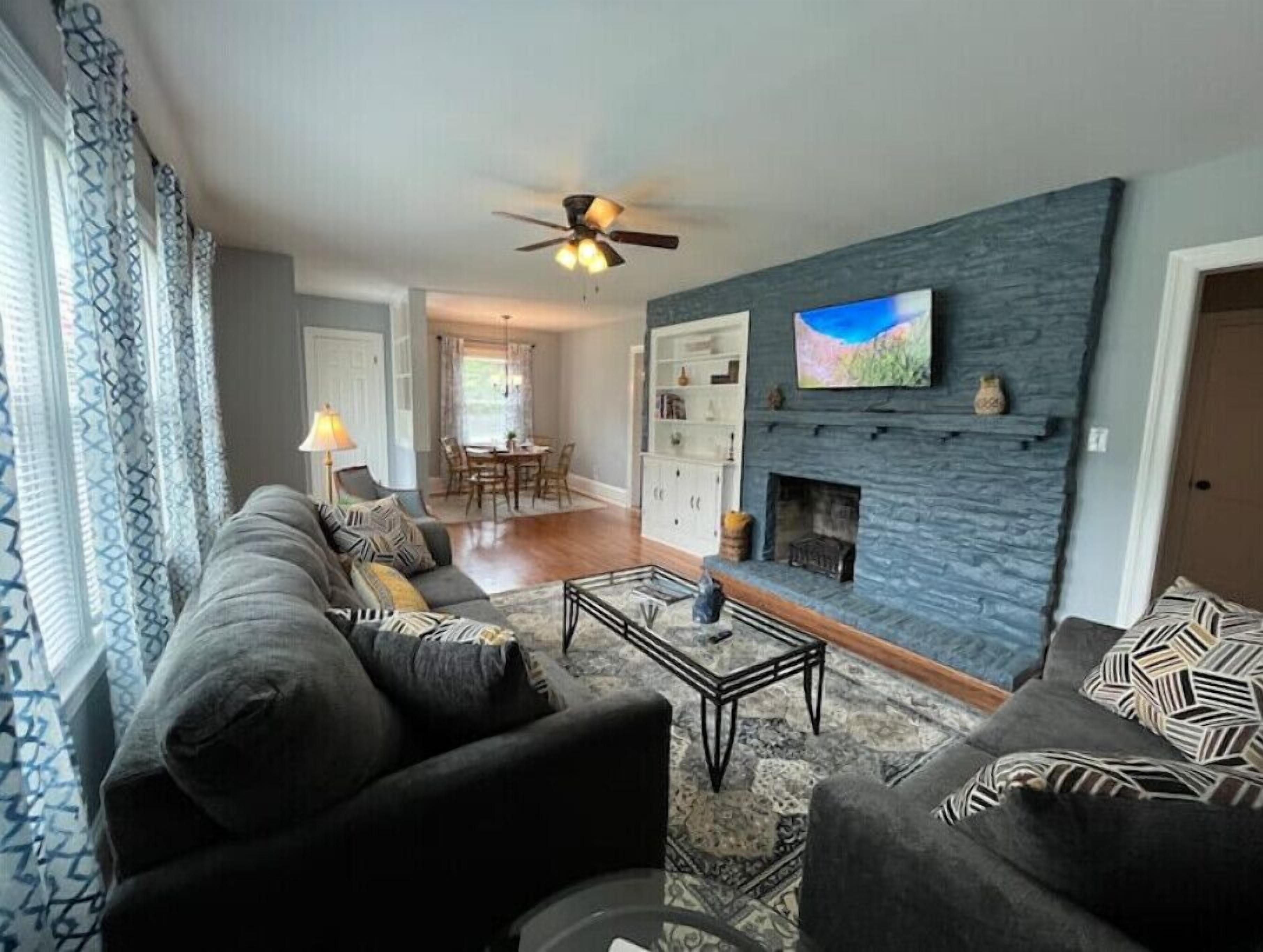 The Baker House on E. 4th with 2 Living Rooms!