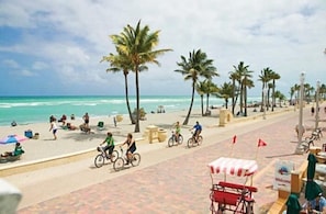 Beach nearby, white sand