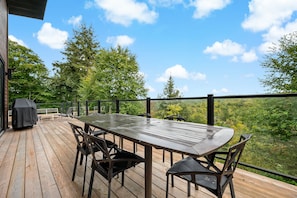 Deluxe Chalet | Terrace/patio - Alpine Chalet - RVMT (La Conception)