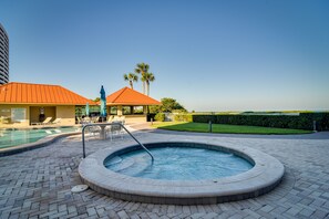 Una piscina riscaldata