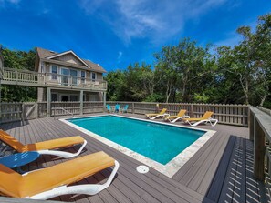 Pool - Finis Terre - Enjoy Unique Relxation at this wonderful beach home with panoramic ocean views! (Southern Shores)