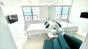1 chambre, fer et planche Ă repasser, Wi-Fi gratuit, draps fournis