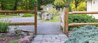 Maple Ridge Modern Rustic Retreat 
where Modern comfort meets Rustic Charm
