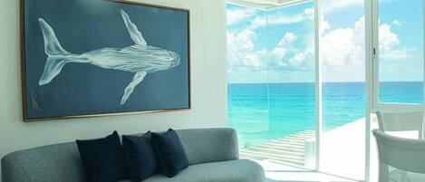 Smart-tv och en stereo