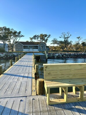 Property grounds - Core Sound beauty! Easy access to Core Banks and Cape Lookout. - SLEEPS 11 (Davis)