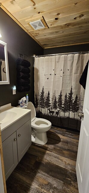 Handdoeken, zeep, toiletpapier