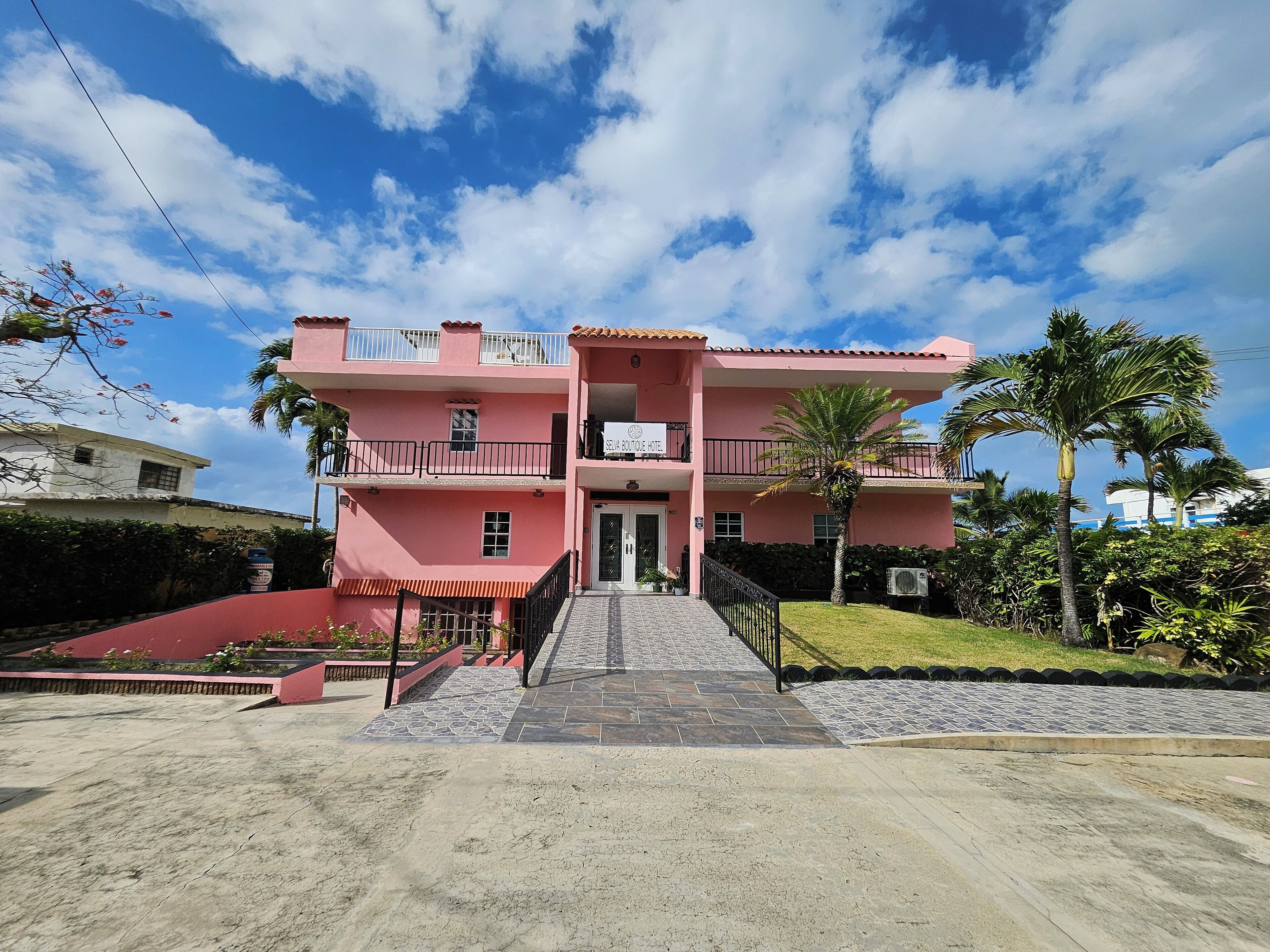 Façade de l’hébergement