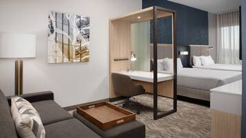 1 chambre, literie de qualité supérieure, bureau