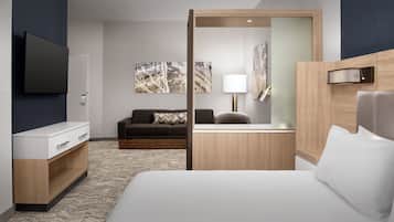 1 soverom, sengetøy av topp kvalitet og skrivebord