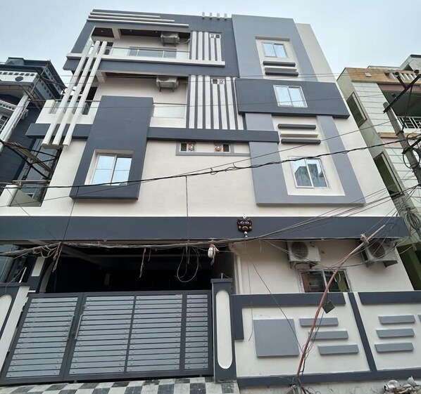 Voorkant van accommodatie