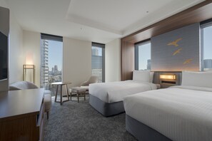 Executive corner twin room, Non Smoking | Premium bedding, in-room safe, desk, blackout drapes - Premier Hotel-CABIN PRESIDENT-Tokyo (Tokyo)