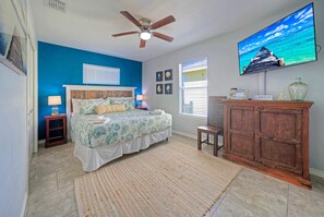 3 bedrooms, iron/ironing board, free WiFi, bed sheets